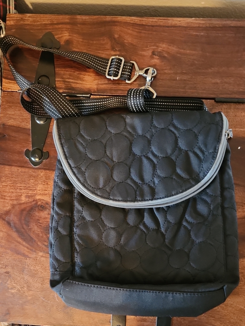 Thirty-one Vary You Gray Lined Handbag Travel Purse